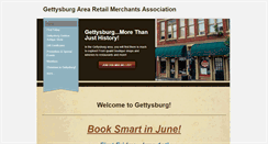 Desktop Screenshot of gettysburgretailmerchants.com
